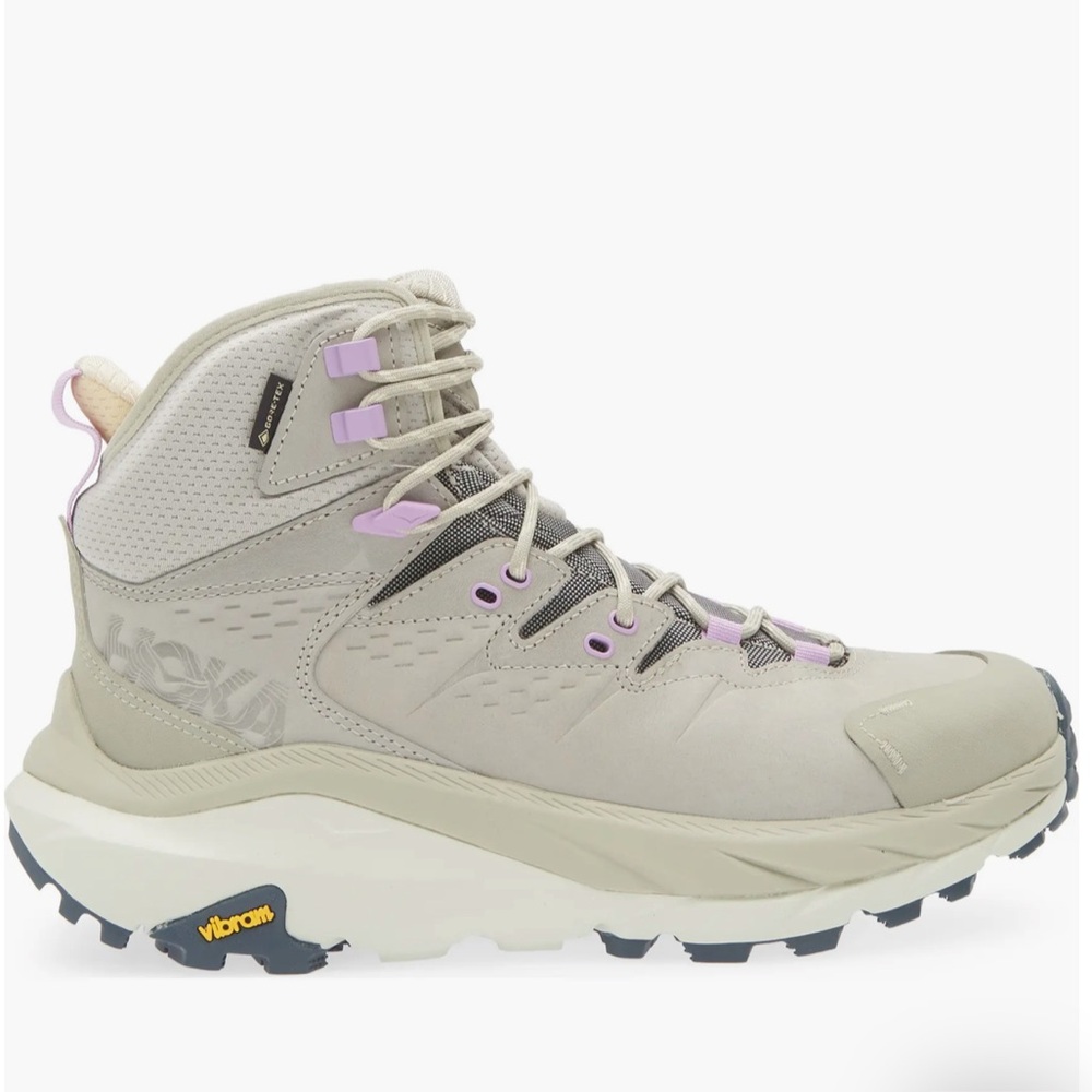 Hoka W KAHA 2 GTX Women's Gray and Lavender Athletic Shoes